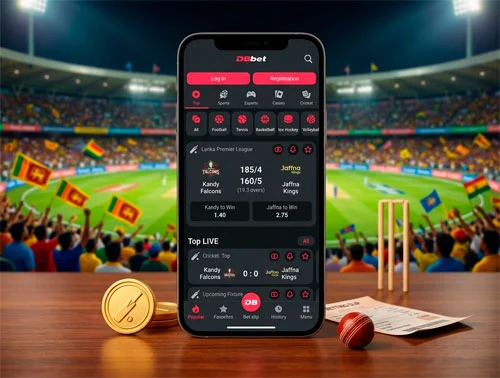 DBBet APK specifications and home dashboard in Sri Lanka.